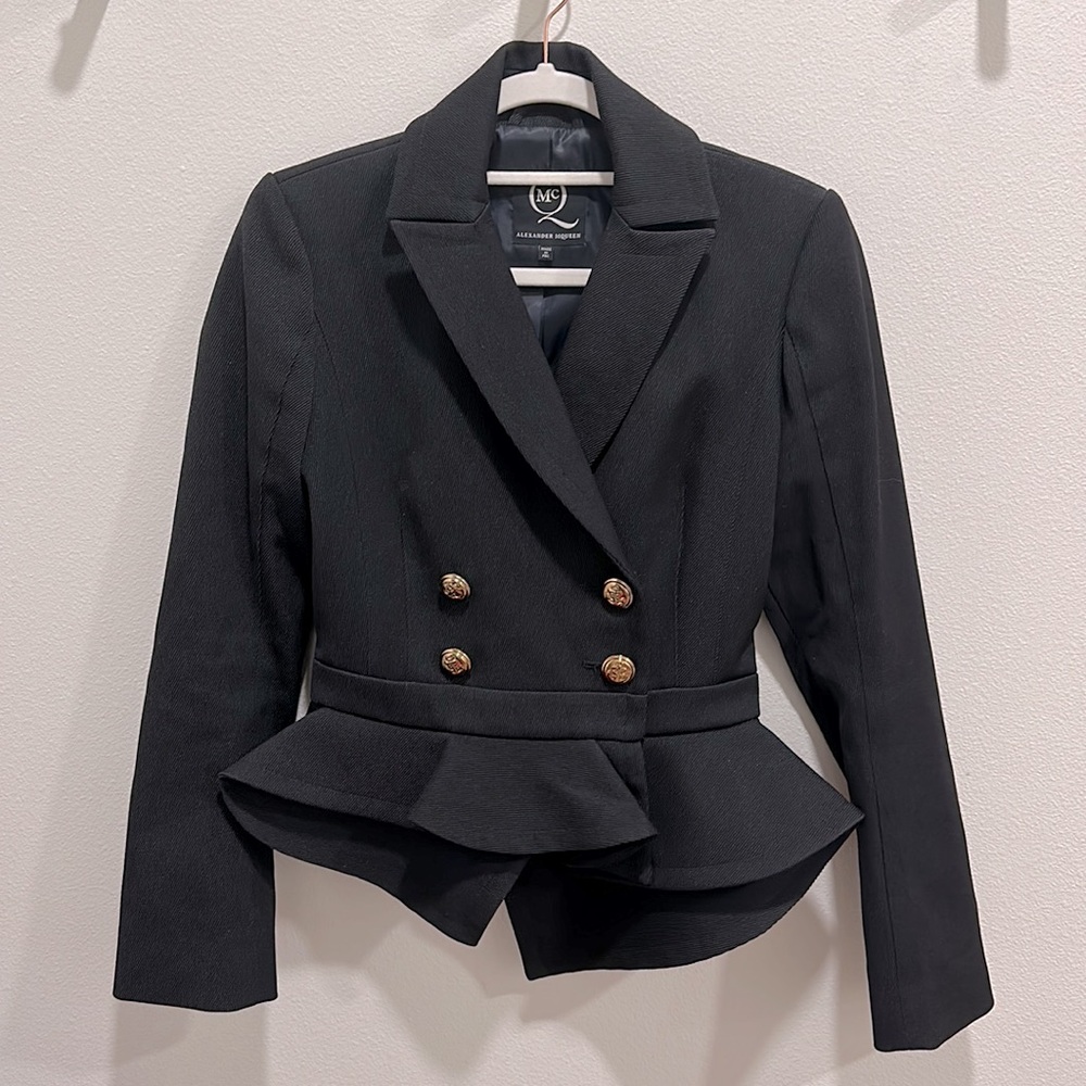 NWOT Alexander McQueen Blazer Black
